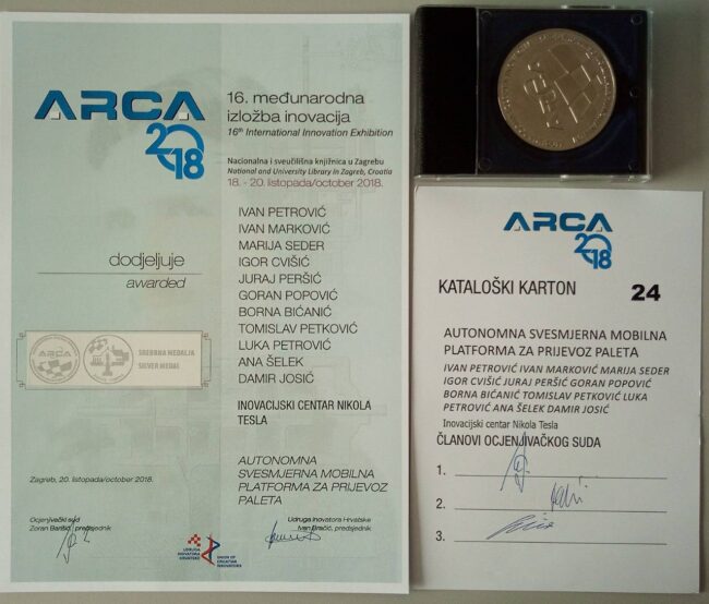 Srebrna medalja ARCA 2018